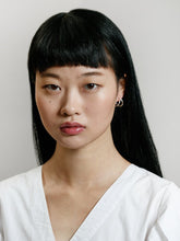 Load image into Gallery viewer, Charlie Hoops in Sterling Silver
