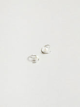 Load image into Gallery viewer, White Pearl Swirl Studs in Sterling Silver

