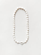 Load image into Gallery viewer, Lola Pearl Necklace in Sterling Silver
