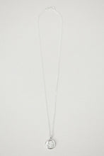 Load image into Gallery viewer, Rose Necklace in Sterling Silver with Curb Chain
